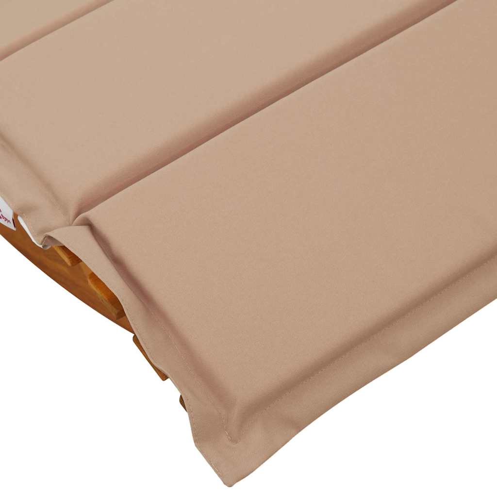 Ligstoel 2 st Massief Acaciahout Bruin