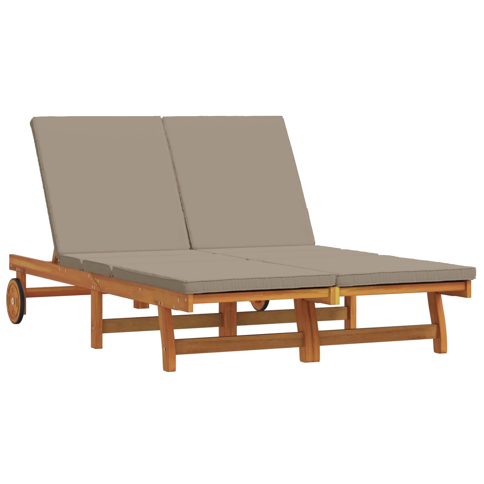 Ligstoel Bruin 125 x 200 x 84 cm Massief Acaciahout