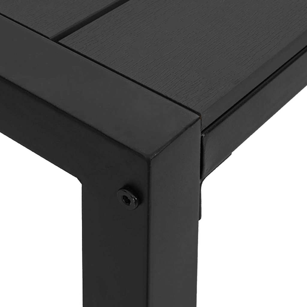 Tuinbank Zwart 100 x 28 x 45 cm Staal