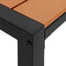 Tuinbank Bruin 100 x 28 x 45 cm Staal