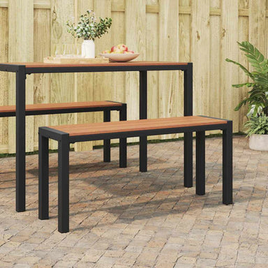 Tuinbank Bruin 100 x 28 x 45 cm Staal