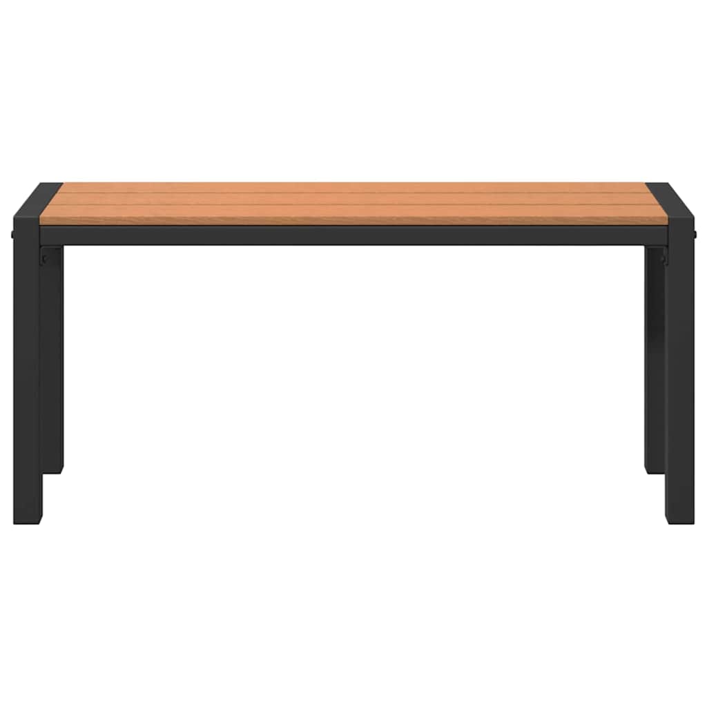 Tuinbank Bruin 100 x 28 x 45 cm Staal
