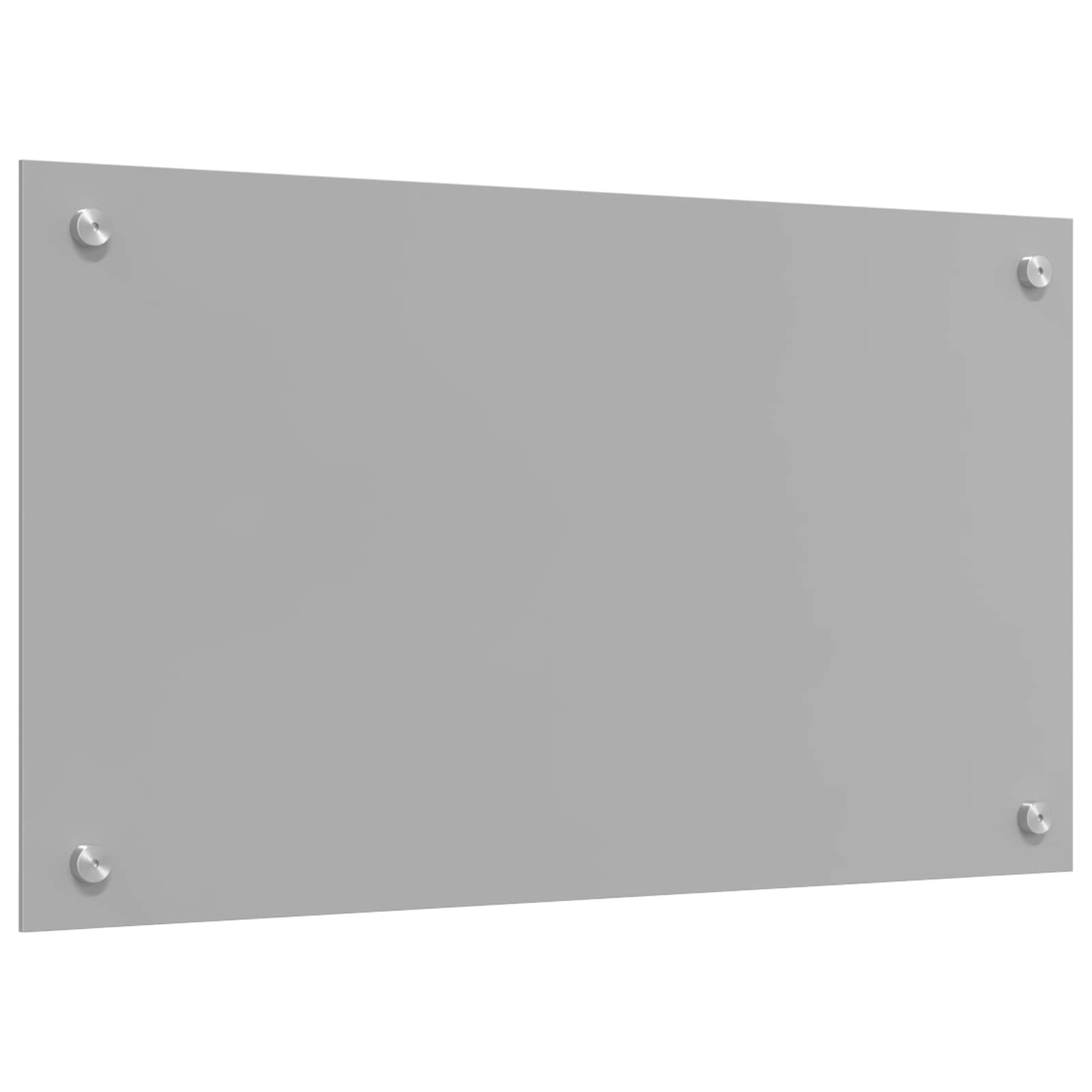 Keukenachterwand Lichtgrijs 70 x 40 cm gehard glas