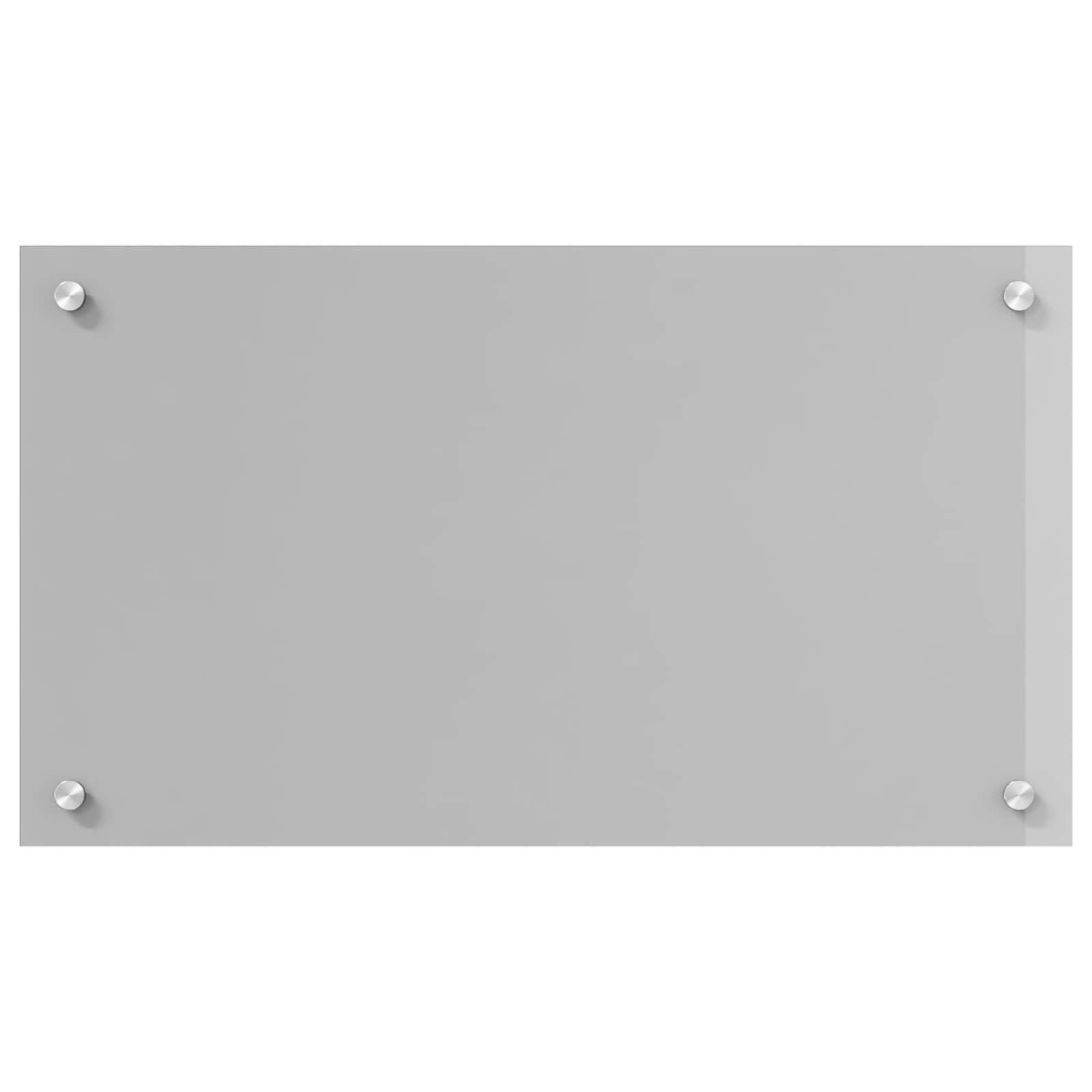 Keukenachterwand Lichtgrijs 70 x 40 cm gehard glas