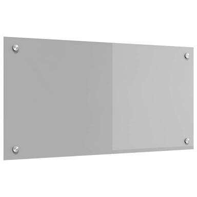 Keukenachterwand Lichtgrijs 80 x 40 cm gehard glas
