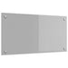 Keukenachterwand Lichtgrijs 80 x 40 cm gehard glas