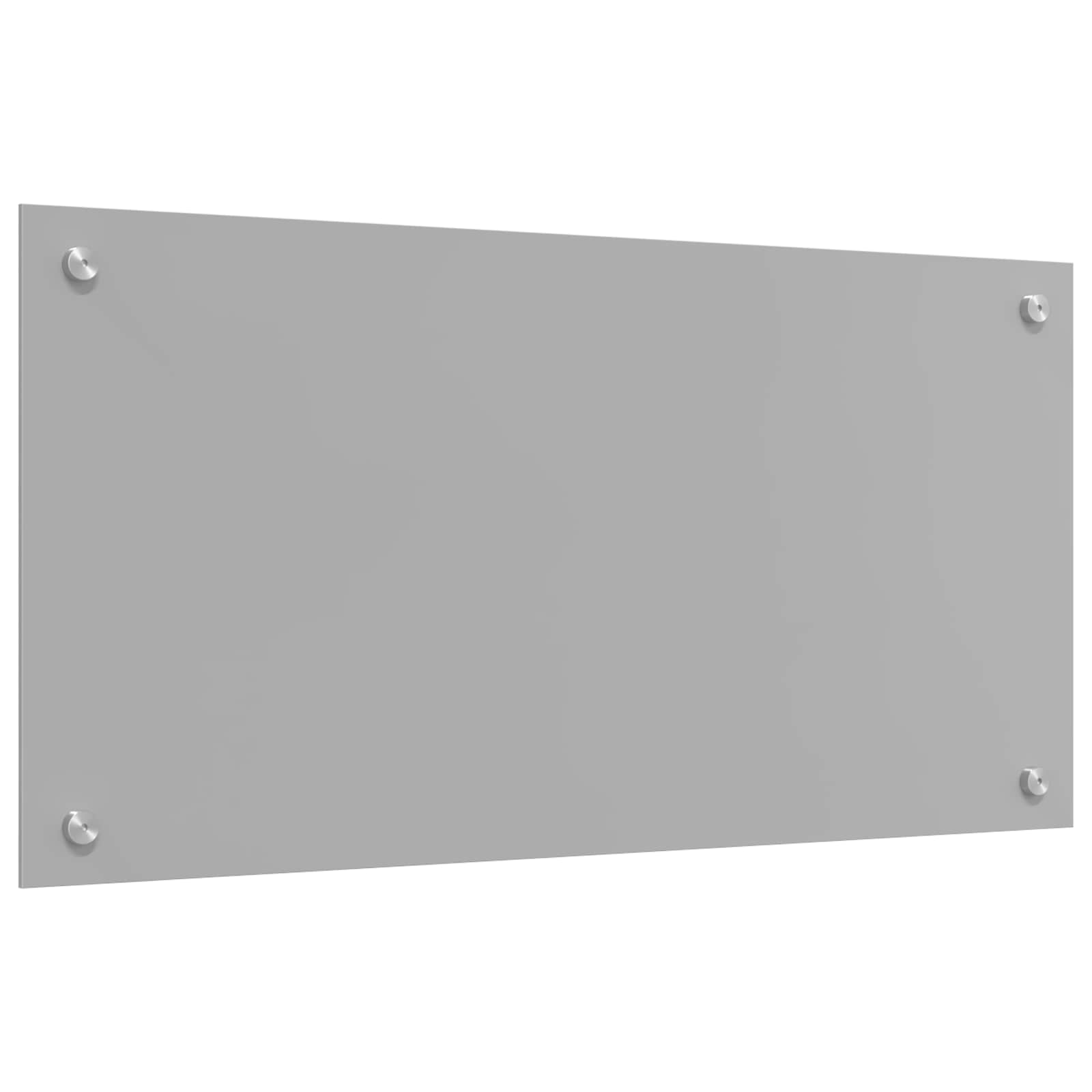 Keukenachterwand Lichtgrijs 80 x 40 cm gehard glas