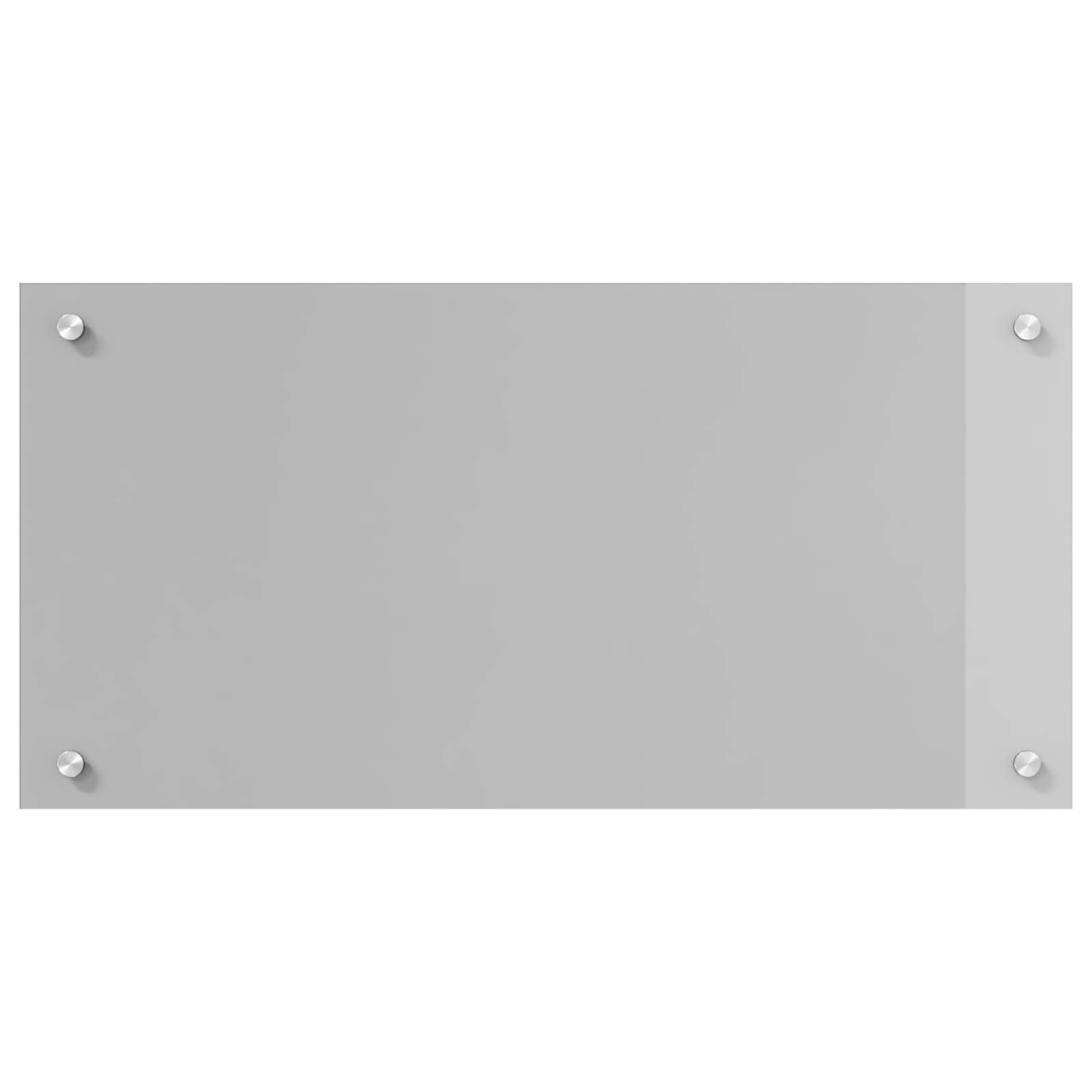 Keukenachterwand Lichtgrijs 80 x 40 cm gehard glas