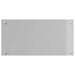 Keukenachterwand Lichtgrijs 80 x 40 cm gehard glas