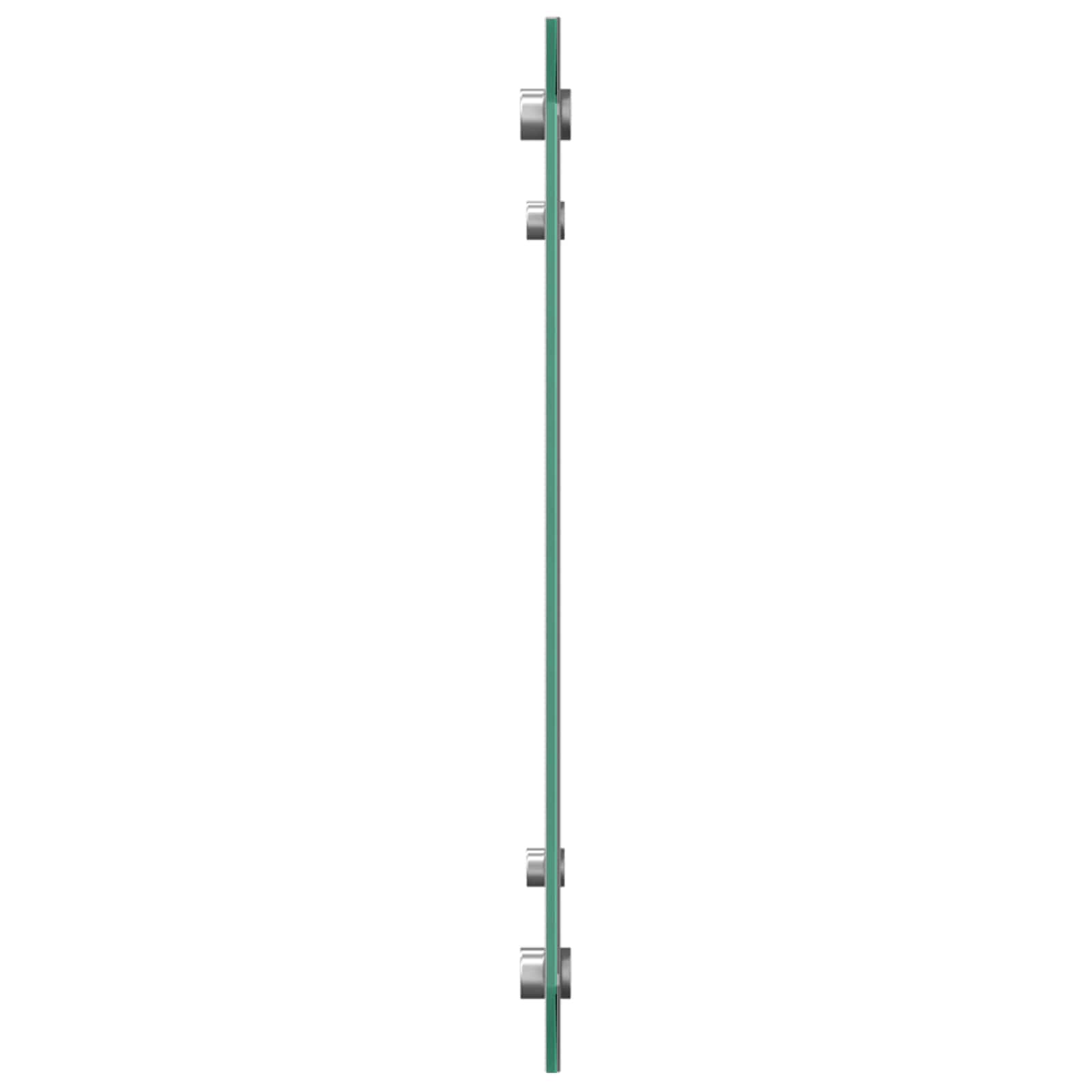 Keukenachterwand Lichtgrijs 80 x 40 cm gehard glas
