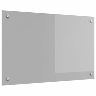 Keukenachterwand Lichtgrijs 80 x 50 cm gehard glas