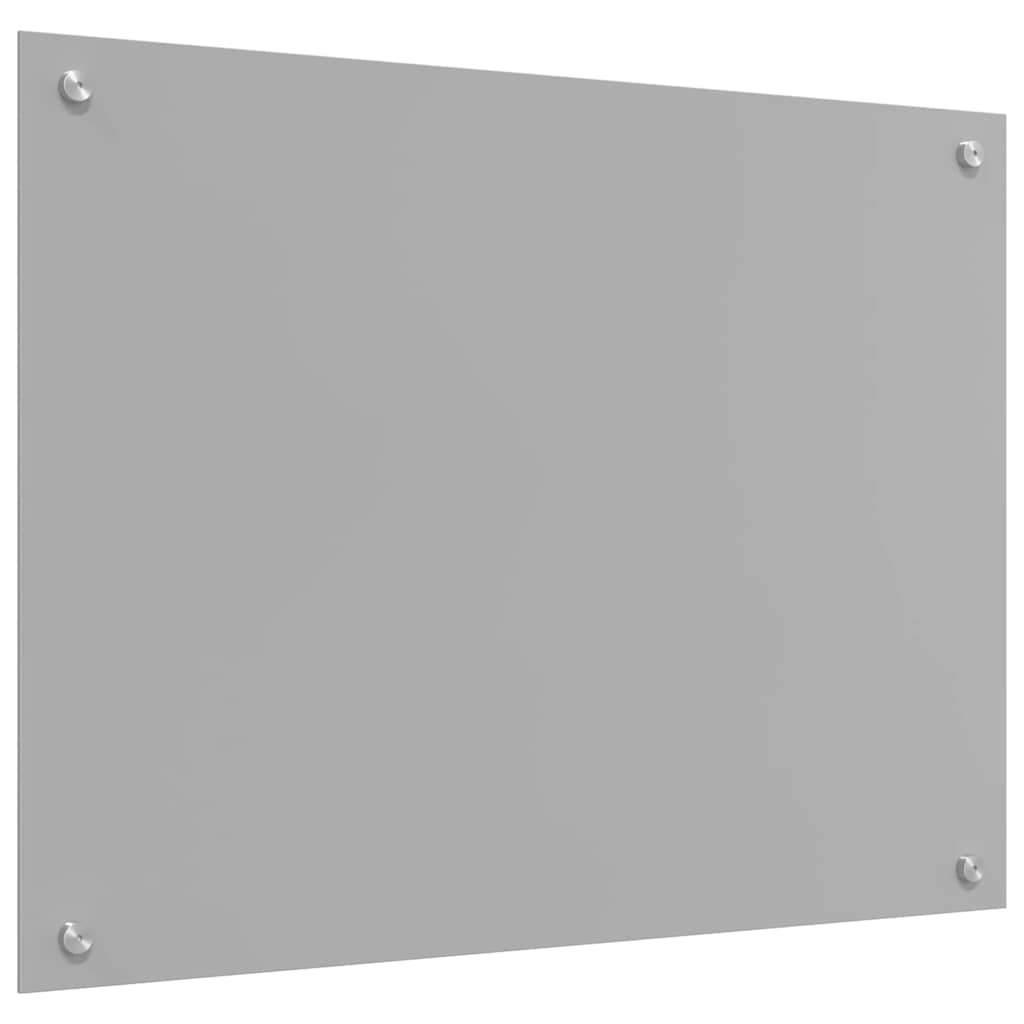Keukenachterwand Lichtgrijs 80 x 50 cm gehard glas