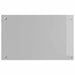 Keukenachterwand Lichtgrijs 80 x 50 cm gehard glas