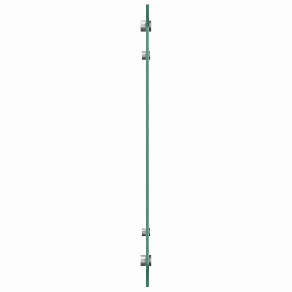 Keukenachterwand Lichtgrijs 80 x 50 cm gehard glas