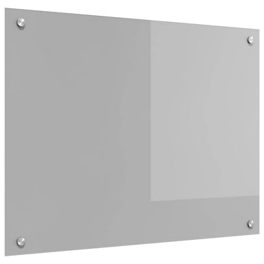 Keukenachterwand Lichtgrijs 80 x 60 cm gehard glas