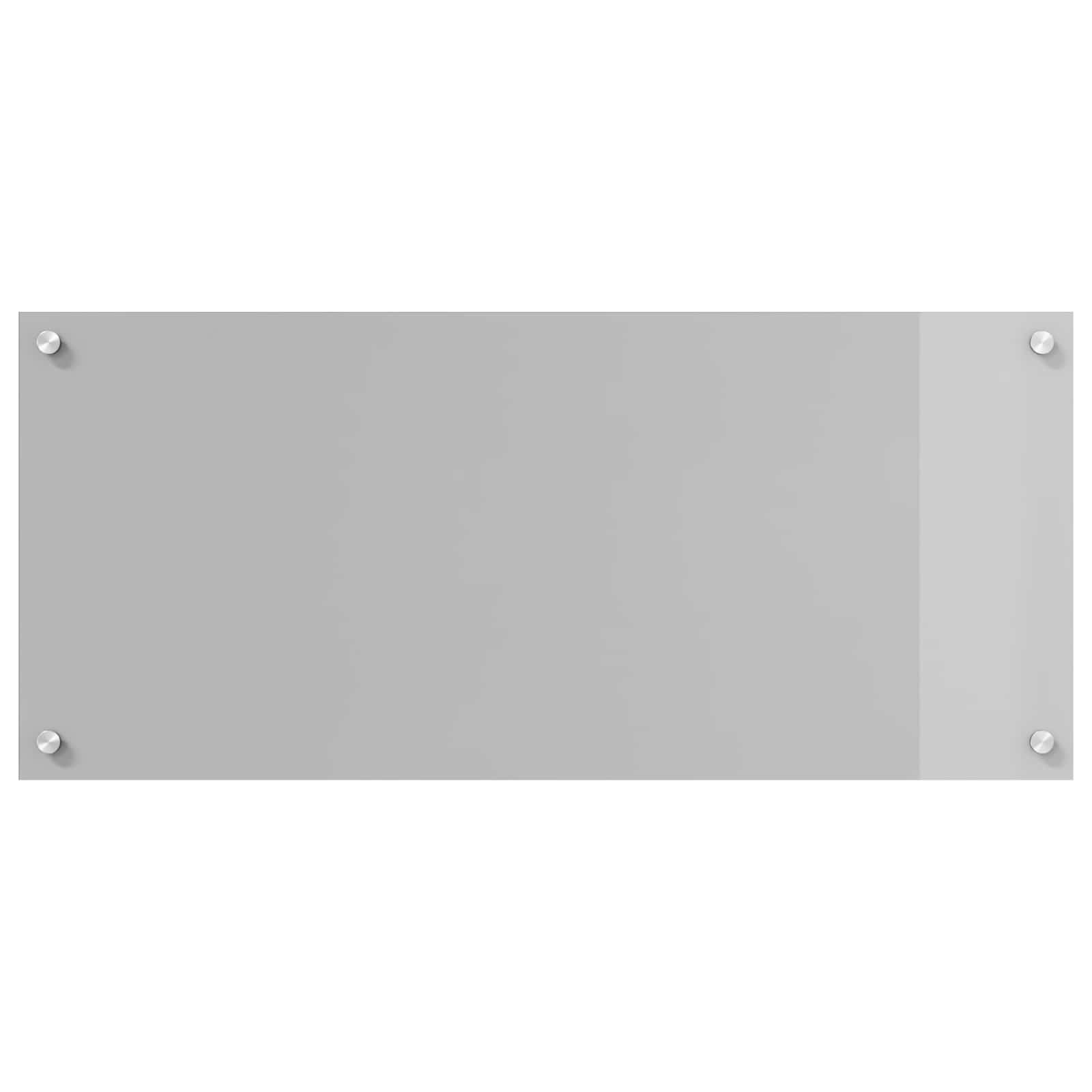 Keukenachterwand Lichtgrijs 90 x 40 cm gehard glas