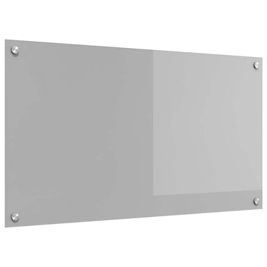 Keukenachterwand Lichtgrijs 90 x 50 cm gehard glas