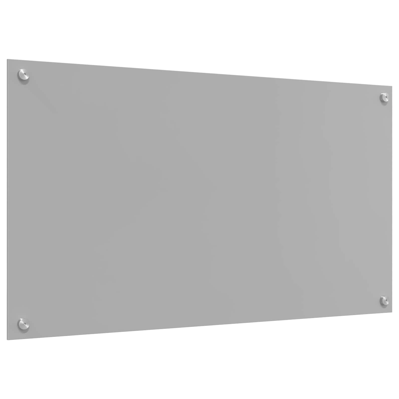 Keukenachterwand Lichtgrijs 90 x 50 cm gehard glas