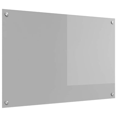 Keukenachterwand Lichtgrijs 90 x 60 cm gehard glas