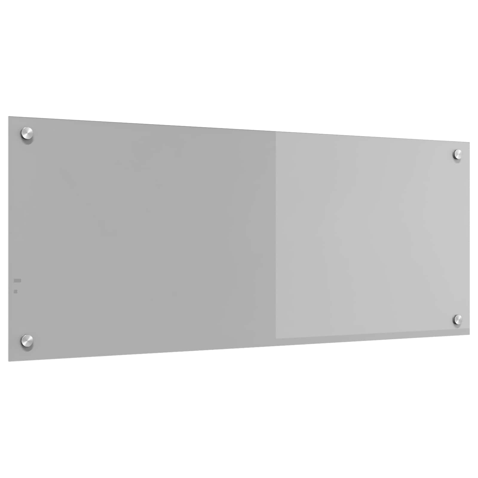 Keukenachterwand Lichtgrijs 100 x 40 cm gehard glas