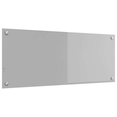 Keukenachterwand Lichtgrijs 100 x 40 cm gehard glas