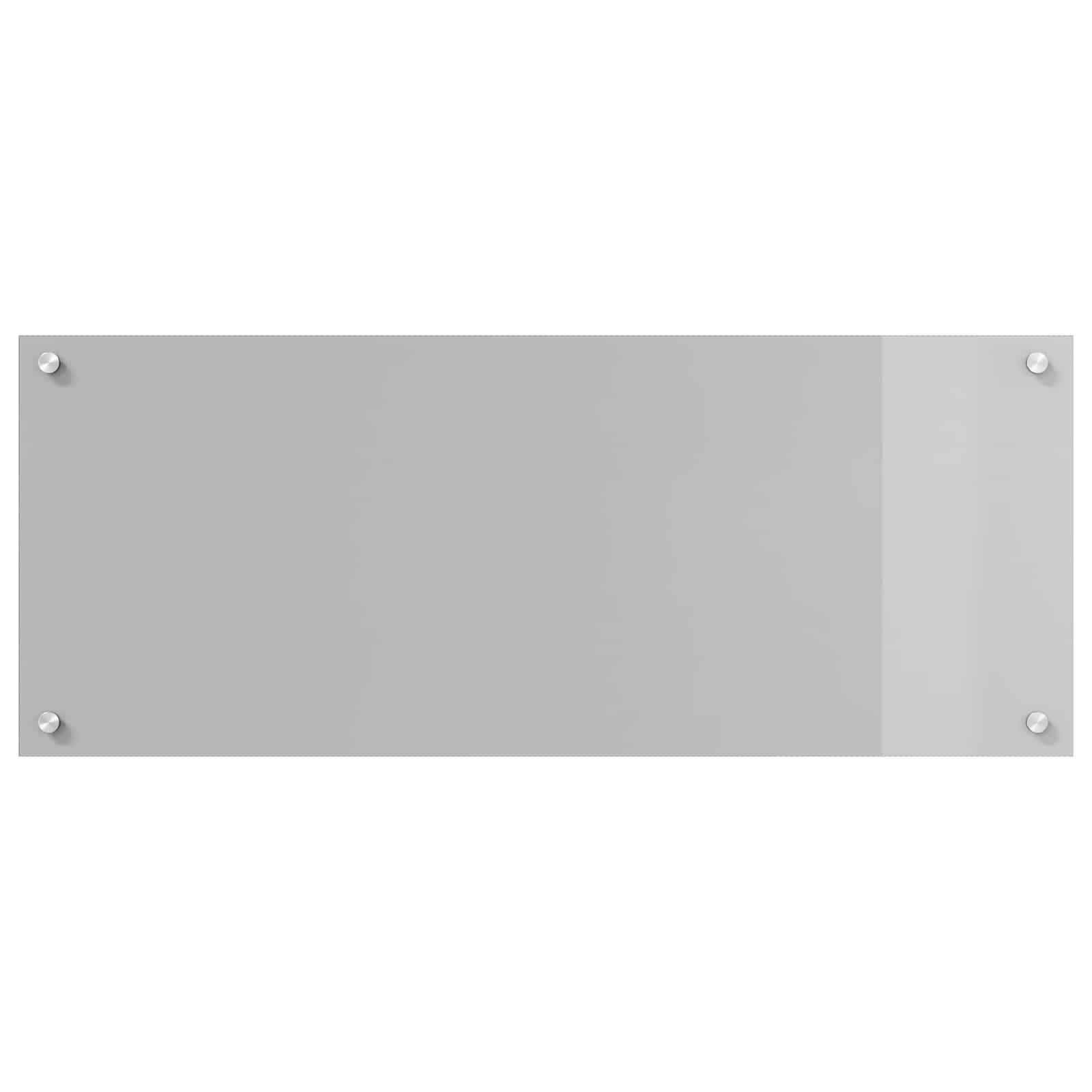 Keukenachterwand Lichtgrijs 100 x 40 cm gehard glas
