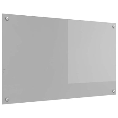 Keukenachterwand Lichtgrijs 100 x 60 cm gehard glas