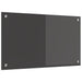 Keukenachterwand Donkergrijs 70 x 40 cm gehard glas