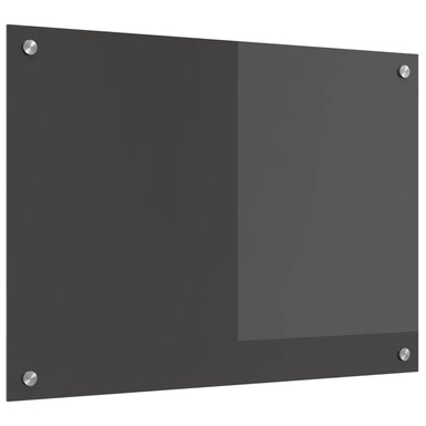 Keukenachterwand Donkergrijs 70 x 50 cm gehard glas