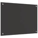 Keukenachterwand Donkergrijs 70 x 50 cm gehard glas
