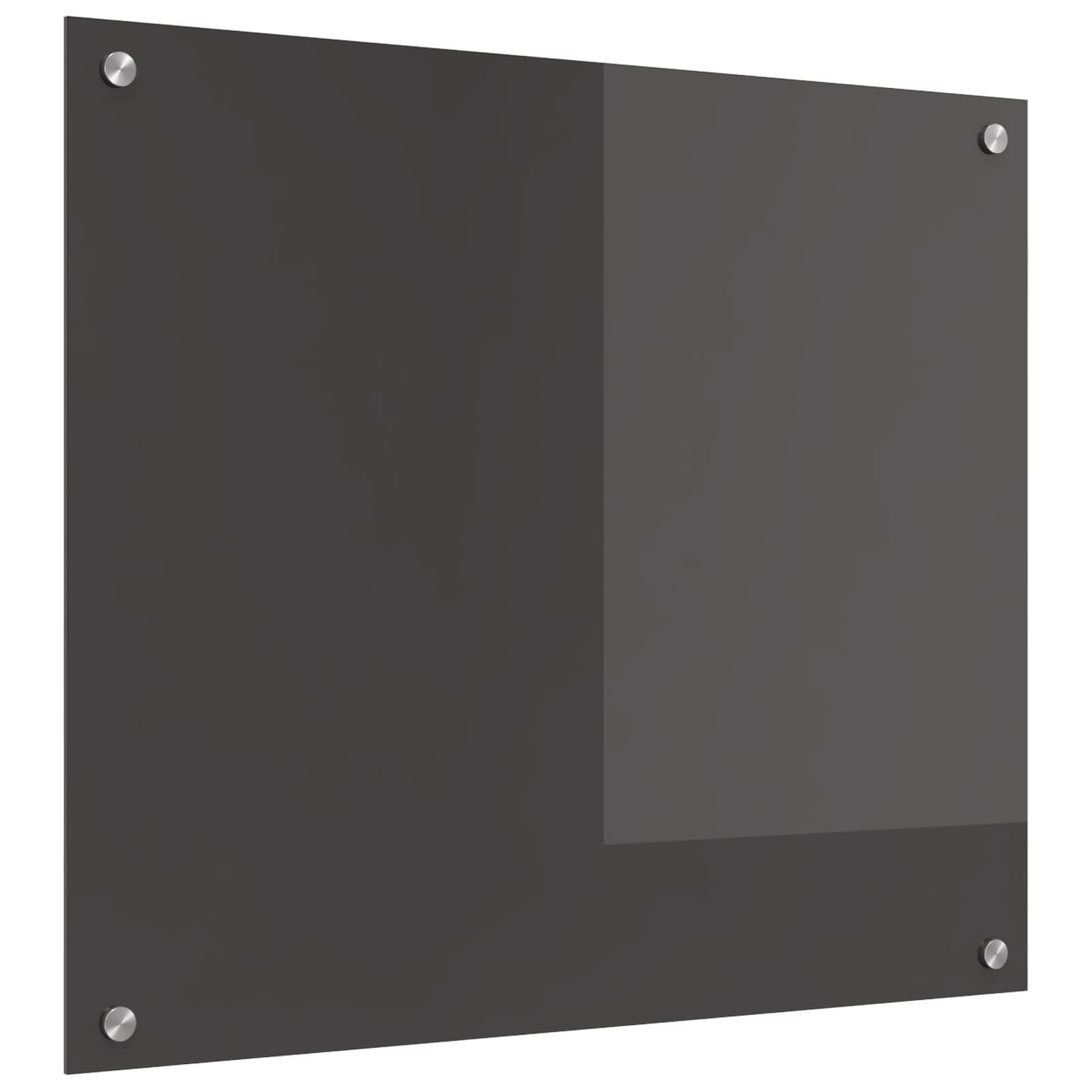 Keukenachterwand Donkergrijs 70 x 60 cm gehard glas