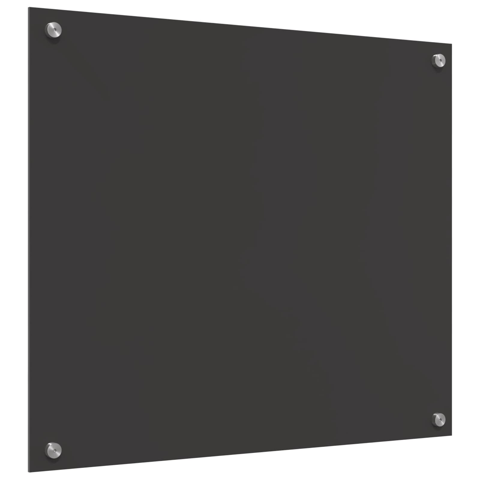 Keukenachterwand Donkergrijs 70 x 60 cm gehard glas