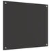 Keukenachterwand Donkergrijs 70 x 60 cm gehard glas