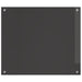 Keukenachterwand Donkergrijs 70 x 60 cm gehard glas