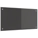 Keukenachterwand Donkergrijs 80 x 40 cm gehard glas