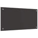 Keukenachterwand Donkergrijs 80 x 40 cm gehard glas