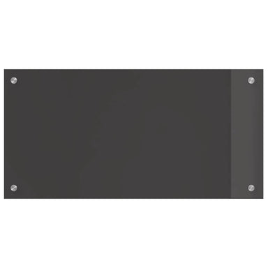 Keukenachterwand Donkergrijs 80 x 40 cm gehard glas