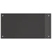 Keukenachterwand Donkergrijs 80 x 40 cm gehard glas