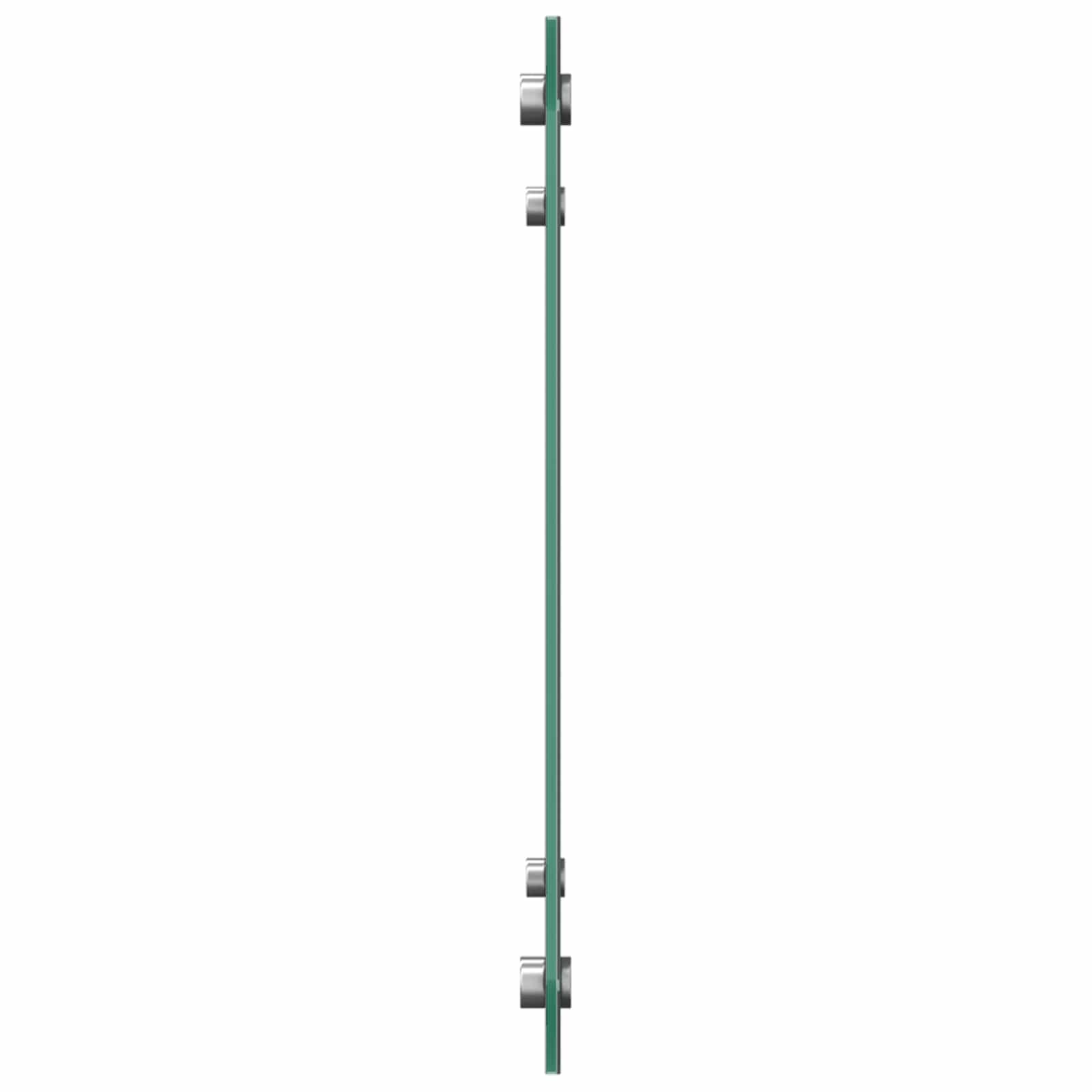 Keukenachterwand Donkergrijs 80 x 40 cm gehard glas