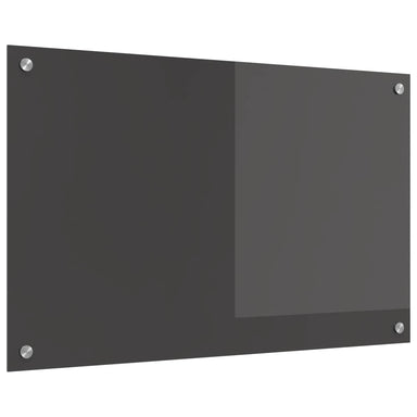 Keukenachterwand Donkergrijs 80 x 50 cm gehard glas