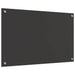 Keukenachterwand Donkergrijs 80 x 50 cm gehard glas