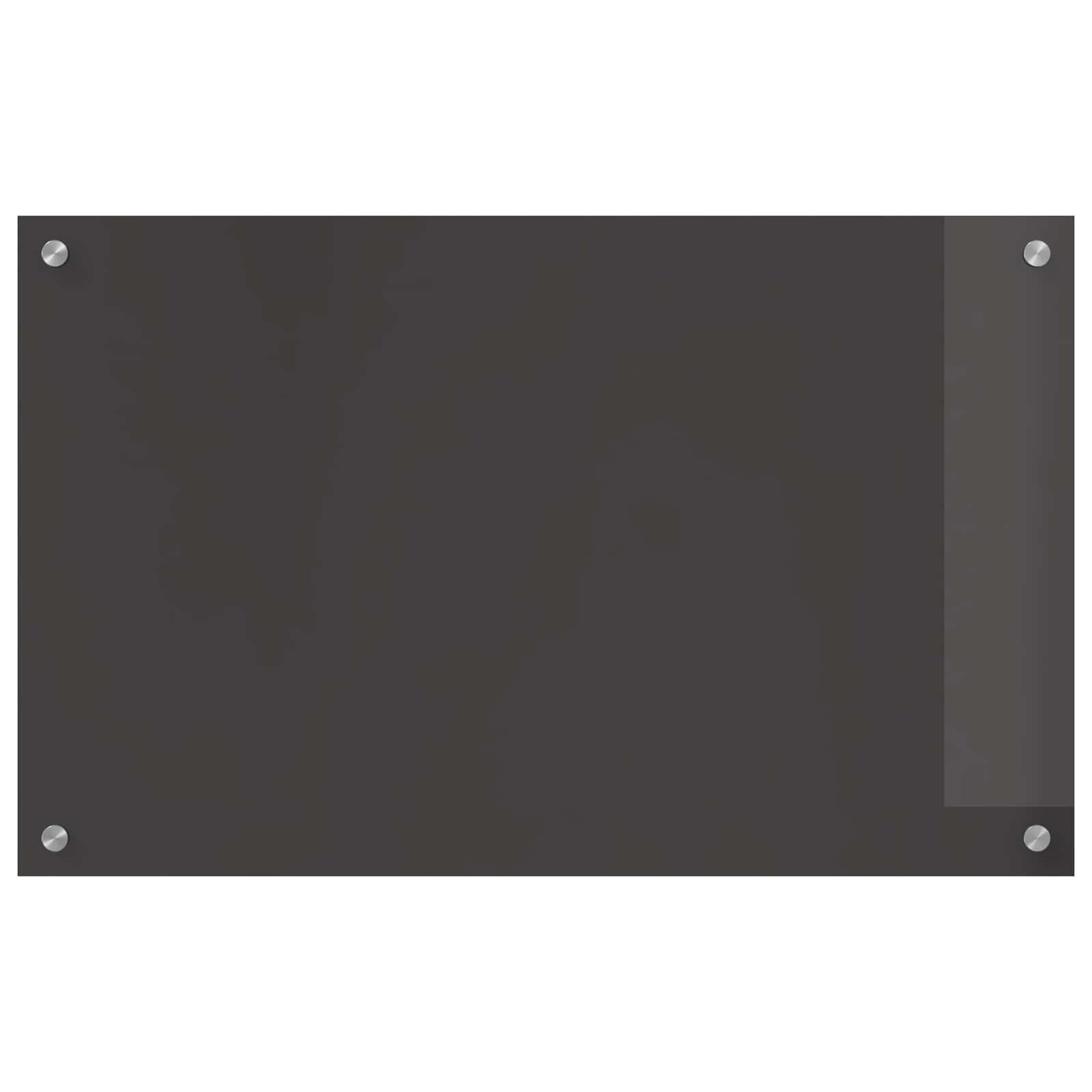 Keukenachterwand Donkergrijs 80 x 50 cm gehard glas