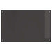 Keukenachterwand Donkergrijs 80 x 50 cm gehard glas
