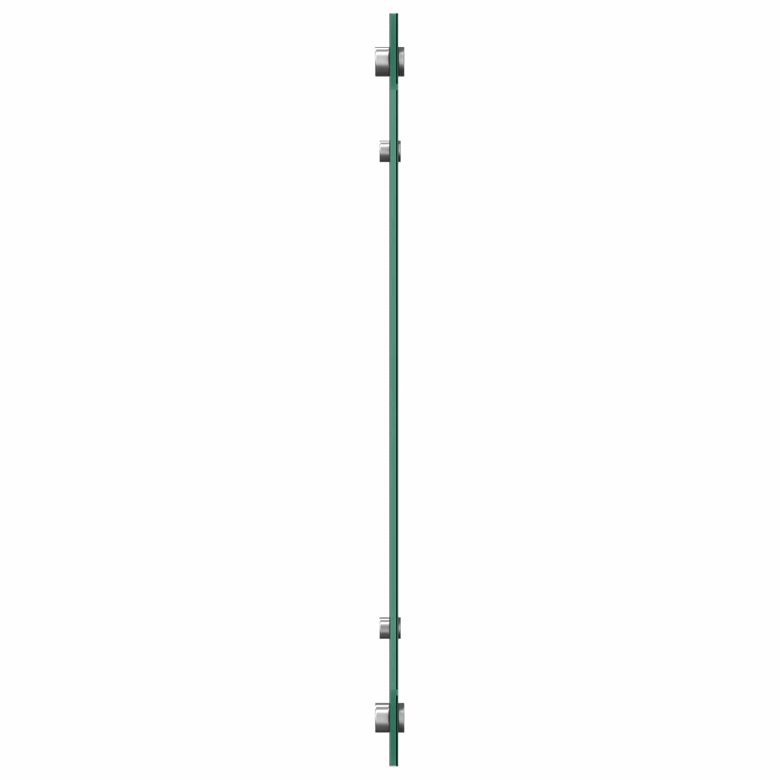 Keukenachterwand Donkergrijs 80 x 50 cm gehard glas