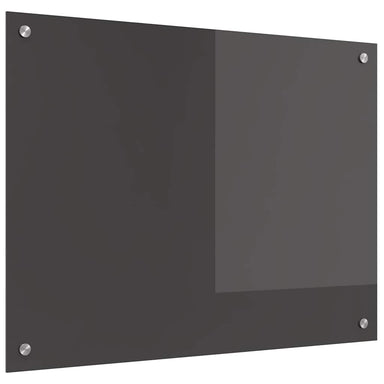 Keukenachterwand Donkergrijs 80 x 60 cm gehard glas