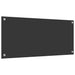 Keukenachterwand Donkergrijs 90 x 40 cm gehard glas