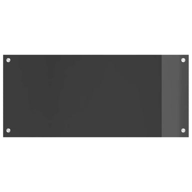Keukenachterwand Donkergrijs 90 x 40 cm gehard glas