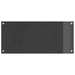Keukenachterwand Donkergrijs 90 x 40 cm gehard glas