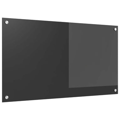 Keukenachterwand Donkergrijs 90 x 50 cm gehard glas