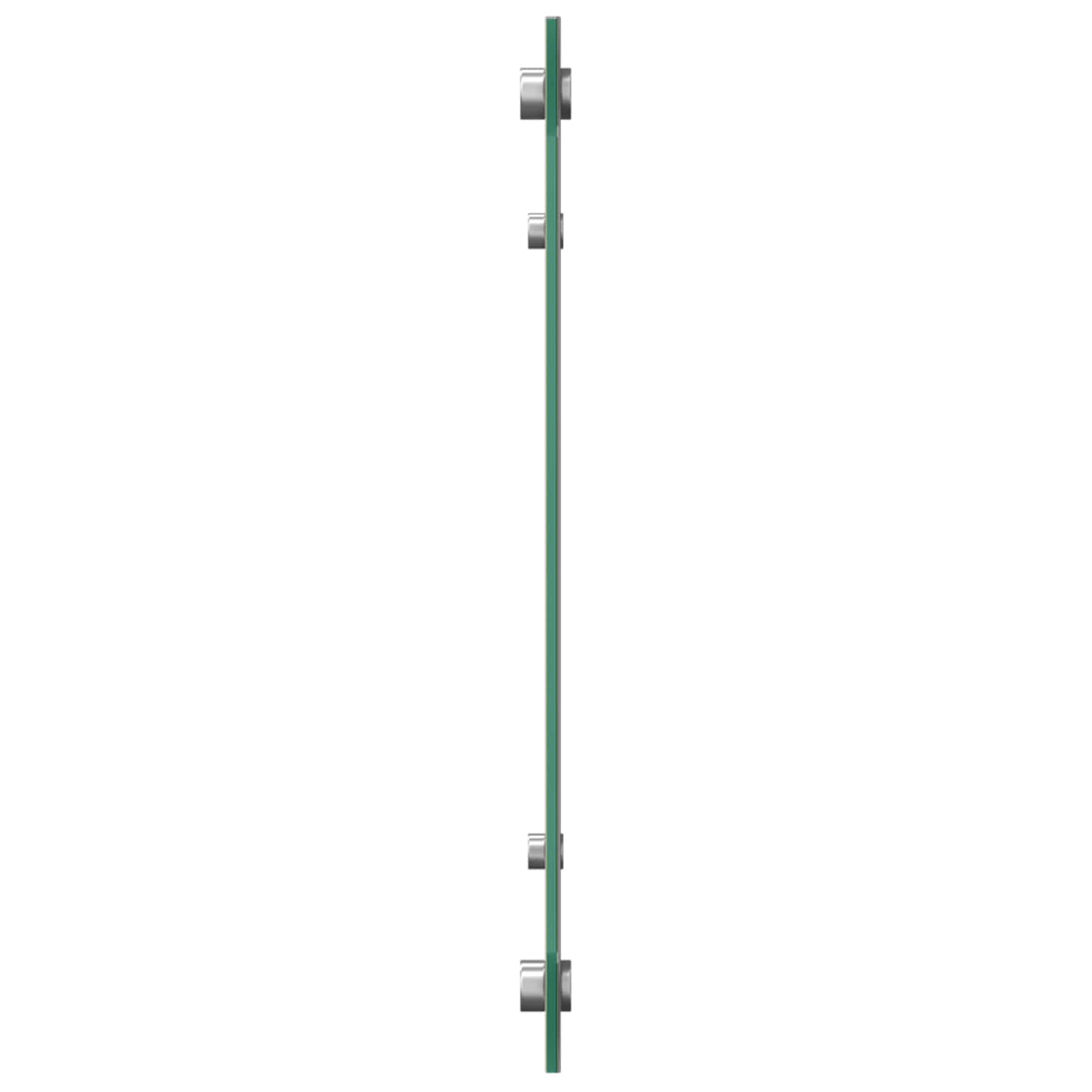 Keukenachterwand Donkergrijs 90 x 50 cm gehard glas